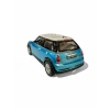 Kinsmart 1/28 Mini Cooper S Turkuaz (Çek Bırak)
