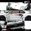 Inno 1/64 LBWK (F40) Chrome Silver