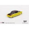 Mini GT MGT00794 1/64 Lincoln Capri Hot Rod 1954 Lime Yellow