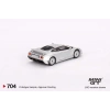 Mini GT  MGT00704 1/64 Bugatti EB110 GT Grigio Chiaro