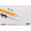 Mini GT 1/64 Car Hauler Trailer White MGTAC21