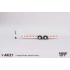 Mini GT 1/64 Car Hauler Trailer White MGTAC21