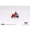 Mini GT MGT00682 1/64 Ducati Panigale V4 S w/ Ducati Girl