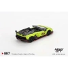 Mini GT 1/64 Lamborghini Aventador SVJ 63 Roadster Verde Shock