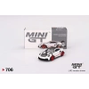 Mini GT 164 Porsche 911 (992) GT3 RS Weissach Package White with Pyro Red MGT00706