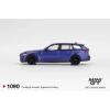 Mini GT MGT01090 1/64 BMW M3 Competition Touring Portimao Blue Metallic