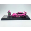 MyModelCollect 1/64 Porsche RWB 993 High Wing Roxy Livery + Figure