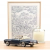 Norev 183403 1/18 Mercedes-Benz 190 SL 1957 Middle Blue