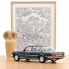 Norev 183976 1/18 Mercedes-Benz 350 SEL 1979 Hansa Blue