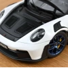 Norev Porsche 911 GT3 RS w/Weissach Pack 2022 White/Indigoblue