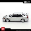 Pop Race 1/64 Mitsubishi Lancer Evolution IV Steel Silver Metallic