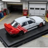 Rhino Model 1/64  Mercedes Benz 190E w124 White Red Stripe