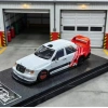 Rhino Model 1/64  Mercedes Benz 190E w124 White Red Stripe