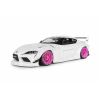 Solido S1815502 1/18 Toyota GR Supra LIBERTY WALK BODY KIT – WHITE PINK – 2025