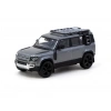 Tarmac Works 1/64 Land Rover Defender 110 Grey Metallic