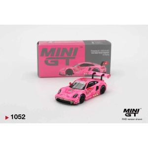 Mini GT MGT01052 1/64 Porsche 911 GT3 R AO Racing 2024 IMSA ROAD AMERICA