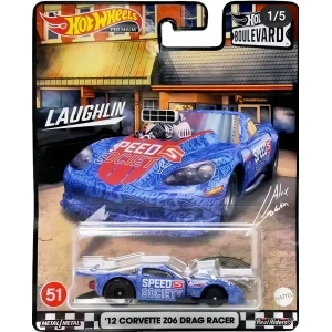 Hot Wheels Premium Boulevard 55 12 Corvette Z06 Drag Racer