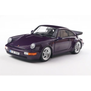 Solido S1803412 1/18 Porsche 911 (964) Turbo – Violet Blue Metallic – 1990