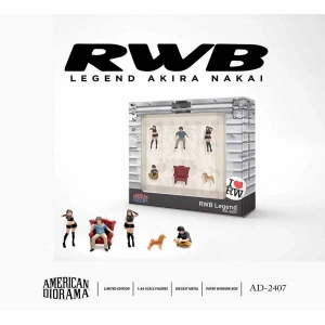 American Diorama 1/64 Figure Set: RWB Legend AD-2407