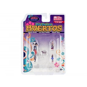 American Diorama AD-76509MJ Dia de los Muertos 5 Parça Diecast Set 1/64 Scale