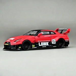 CM Model 1/64 Nissan 35GT-RR LBWK Super Silhouette Finished Product