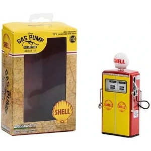 Greenlight 1/18  Vintage Gas Pumps Series 12-1954 Tokheim 350 Twin Gas Pump Shell Oil