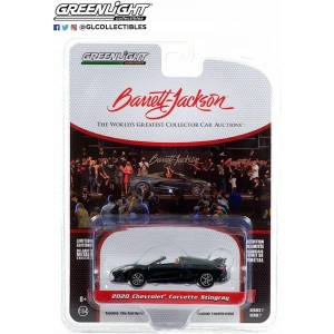 GreenLight 1:64 2020 Chevrolet Corvette C8 Stingray Convertible Black 37230-F