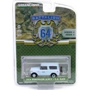 Greenlight 1/64 Battalion 64 Series 4- 1970 Harvester Scout - U.S. Navy 61040-D