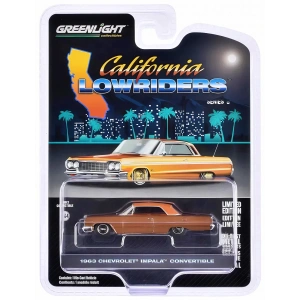 Greenlight 1/64 California Lowriders Series 6- 1963 Chevrolet Impala SS Convertible Top Up