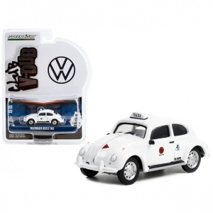 Greenlight 1:64 Club Vee-Dub Series 14- Volkswagen Beetle White Taxi