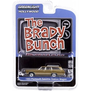 Greenlight 1/64 Hollywood Series 29- Carol Brady’s 1969 Plymouth Satellite Station Wagon – The Brady Bunch (TV Series, 1969-74)