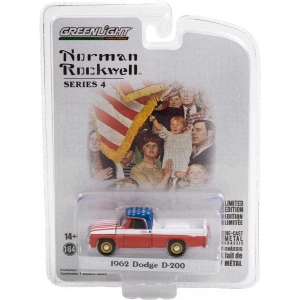 Greenlight 1:64 Norman Rockwell Series 4 -American Flag 1962 Dodge D-200 Pickup