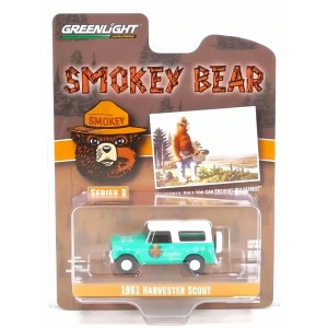 Greenlight 1/64 Smokey Bear Series 3-1961 Harvester Scout 38060-B