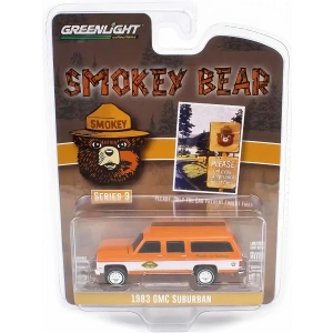Greenlight 1/64 Smokey Bear Series 3- 1983 GMC Suburban
