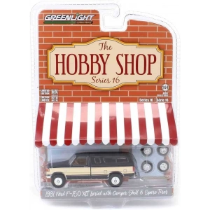 Greenlight 1/64 The Hobby Shop Series 16- 1991 Ford F-150 XLT Lariat