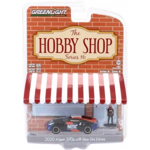 Greenlight 1/64 The Hobby Shop Series 16- 2020 Nissan 370z with Race Car Driver