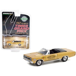 Greenlight 1968 Plymouth GTX 426 HEMI Convertible - 1967 Los Angeles Times Grand Prix at Riverside International Raceway Pace Car