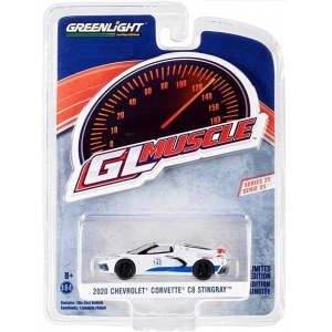 Greenlight Muscle 145 Track Battle - 2020 Chevrolet Corvette C8 Stingray Coupe