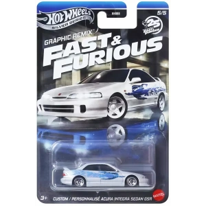 Hot Wheels 2025 Fast & Furious: Graphic Remix - Custom / Personnalise Acura Integra Sedan GSR