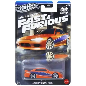 Hot Wheels 2025 Fast & Furious: Graphic Remix - Nissan Silvia (S15)