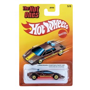 Hot Wheels Silver Series  Hot Ones - Lamborghini Countach Pace Car