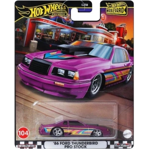 Hot Wheels Premium Boulevard 86 Ford Thunderbird Pro Stock