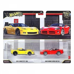 Hot Wheels Premium Car Culture Chevrolet Corvette Z06 ve Dodge Viper