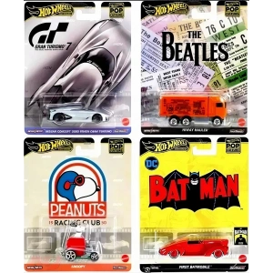 Hot Wheels Premium Pop Culture 2024 B Assortment Set