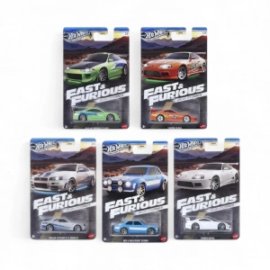Hot Wheels Silver Series Fast And Furious Brian OConner 5li Set