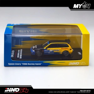 Inno 1/64 HONDA CIVIC (EF9) Spoon Livery Tuned by TODA RACING Japan