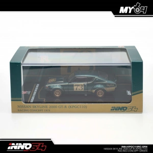 Inno 1/64 Nissan Skyline 2000 GT-R (KPGC110) Racing Concept Green