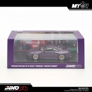 Inno 1/64 Nissan Skyline GT-R (R33) Pandem / Rocket Bunny Purple