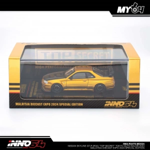 Inno 1/64 NISSAN SKYLINE GT-R (R34) TOP SECRET Tokyo Auto Salon 2024