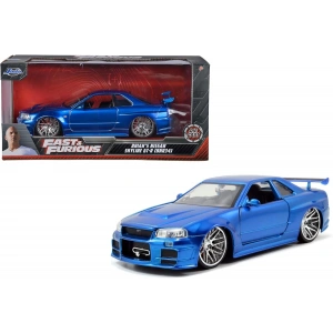 Jada 1/24 Fast & Furious 2002 Nissan Skyline Blue